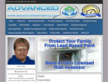 Tablet Screenshot of advancedhomesafety.com